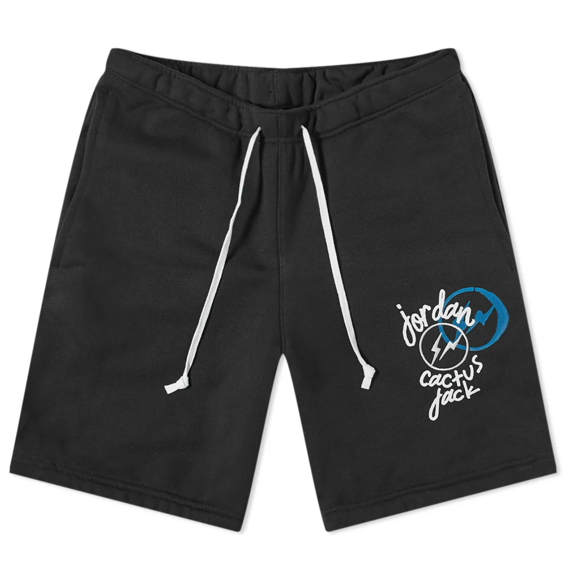 Travis Scott x Jordan x Fragment Shorts Black by Travis Scott in Shorts. Available at KershKicks for £150.00. A must-have for fans of Travis Scott looking to elevate their style with this Shorts.