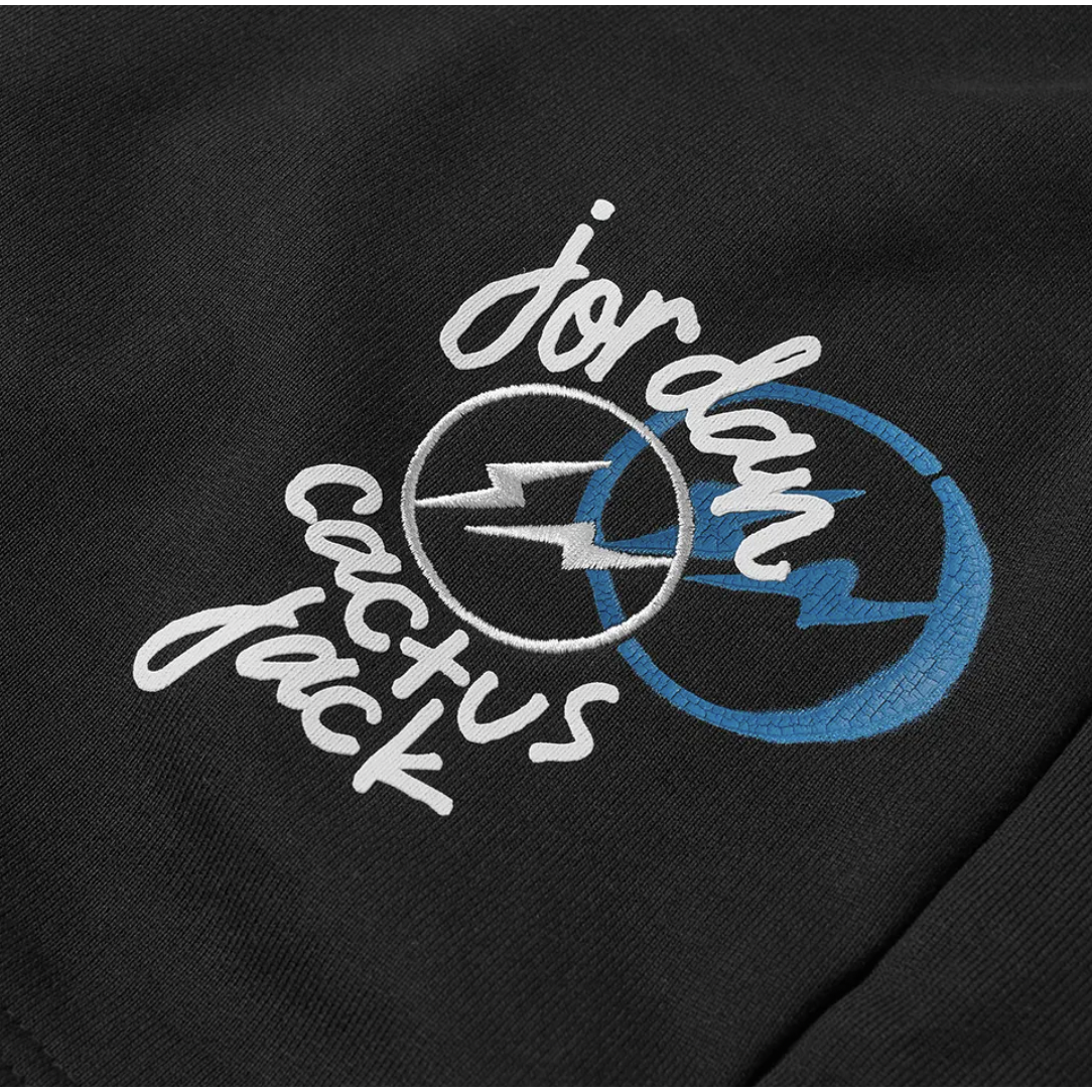 Travis Scott x Jordan x Fragment Shorts Black by Travis Scott in Shorts. Available at KershKicks for £150.00. A must-have for fans of Travis Scott looking to elevate their style with this Shorts.