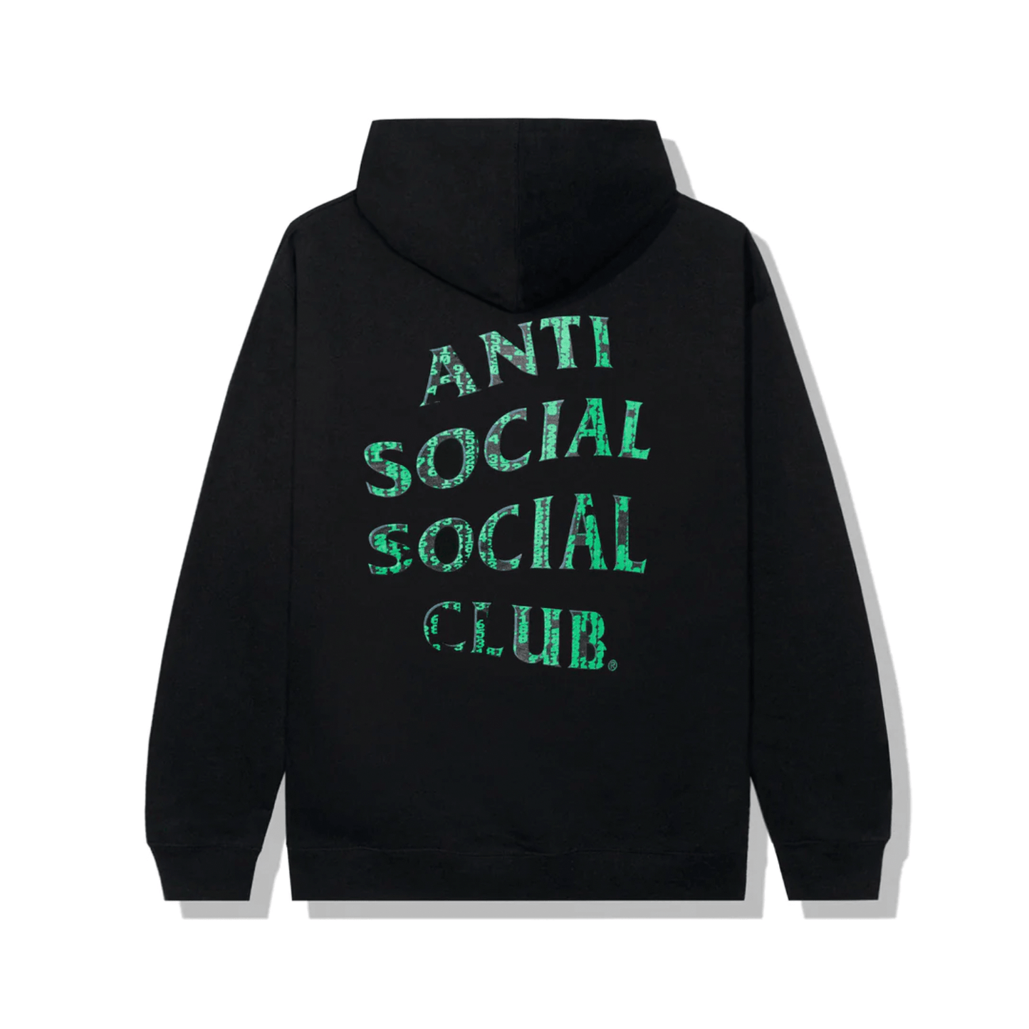 Anti Social Social Club Glitch Hoodie Black from Anti Social Social Club