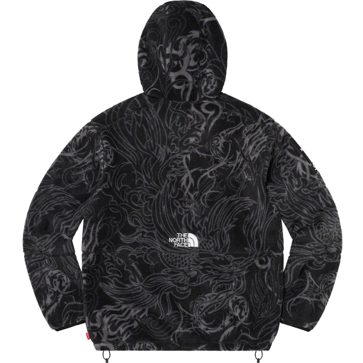 Supreme The North Face Steep Tech Fleece Pullover Black Dragon by Supreme in Clothing. Available at KershKicks for £365.00. A must-have for fans of Supreme looking to elevate their style with this Jacket.