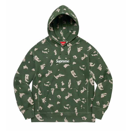 Supreme Box Logo Hooded Sweatshirt (FW21) Olive Russian Camo by Supreme in . Available at KershKicks for £350.00. A must-have for fans of Supreme looking to elevate their style with this Hoodie.