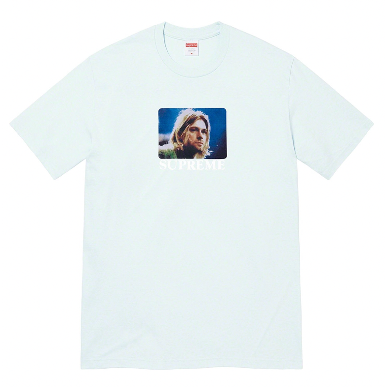 Supreme Kurt Cobain Tee White by Supreme in . Available at KershKicks for £85.00. A must-have for fans of Supreme looking to elevate their style with this T-Shirt.