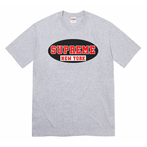 Supreme New York Tee Heather Grey | Supreme | KershKicks