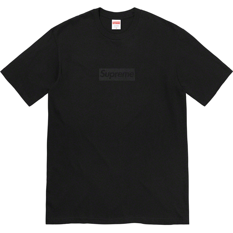 Supreme Tonal Box Logo Tee Black by Supreme in . Available at KershKicks for £95.00. A must-have for fans of Supreme looking to elevate their style with this T-Shirt.