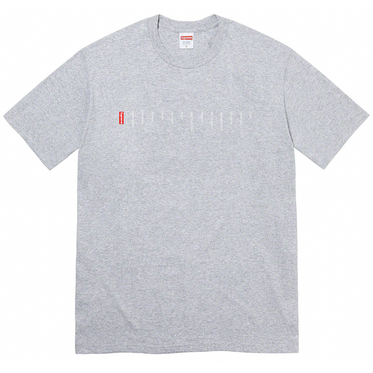 Supreme Location Tee Heather Grey by Supreme in . Available at KershKicks for £75.00. A must-have for fans of Supreme looking to elevate their style with this T-Shirt.