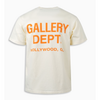 GALLERY DEPT. SOUVENIR T-SHIRT CREAM/ORANGE