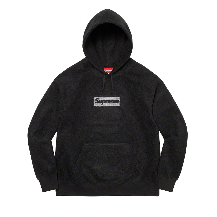 Supreme Inside Out Box Logo Hooded Sweatshirt Black by Supreme in . Available at KershKicks for £235.00. A must-have for fans of Supreme looking to elevate their style with this Hoodie.