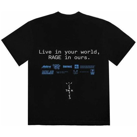 Travis Scott The Scotts World T-Shirt Black by Travis Scott in . Available at KershKicks for £95.00. A must-have for fans of Travis Scott looking to elevate their style with this T-Shirt.