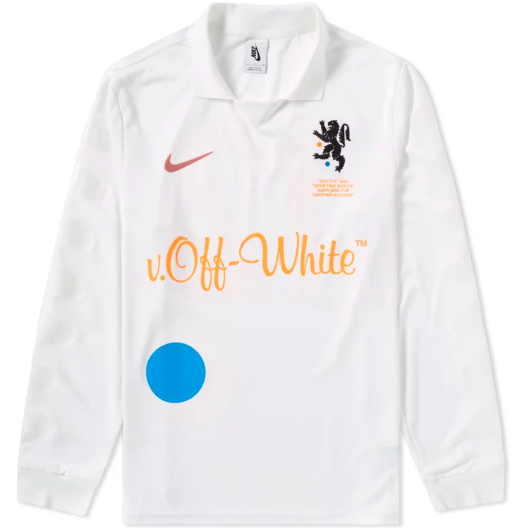 Nikelab x Off White Mon Amour Football Home Jersey by Off White from £225.00
