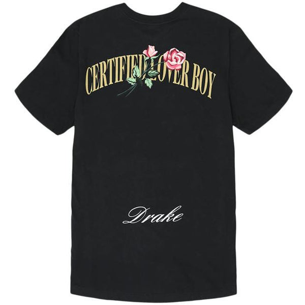 Nike x Drake Certified Lover Boy Rose T Shirt Black Nike KershKicks