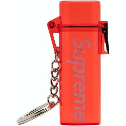 Supreme Waterproof Lighter Case Keychain Red by Supreme in Clothing Accessories. Available at KershKicks for £55.00. A must-have for fans of Supreme looking to elevate their style with this Accessories.
