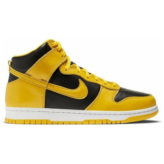 Nike Dunk High Varsity Maize by Nike in Shoes. Available at KershKicks for £135.00. A must-have for fans of Nike looking to elevate their style with this Shoes.