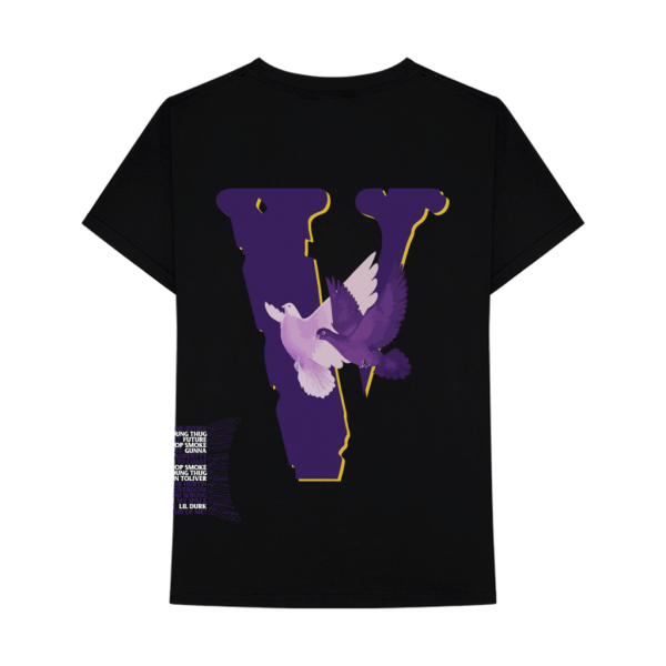 Vlone x Nav Doves Tee Black by Vlone in . Available at KershKicks for £110.00. A must-have for fans of Vlone looking to elevate their style with this T-Shirt.