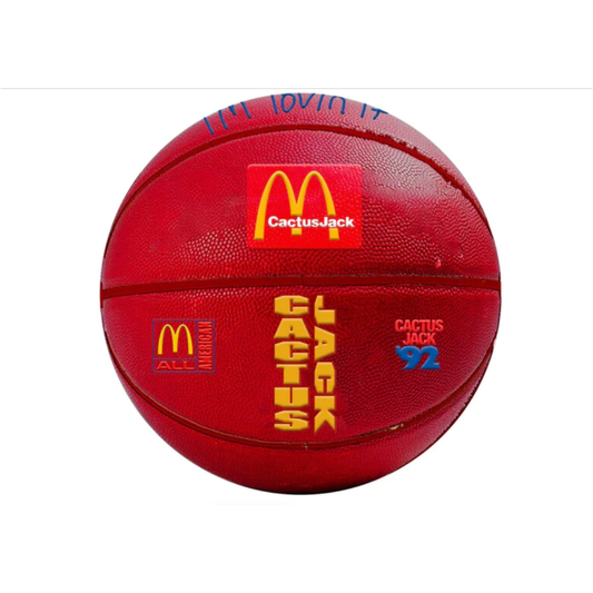 Travis Scott x McDonalds All American 92' Basketball by Travis Scott in Clothing Accessories. Available at KershKicks for £100.00. A must-have for fans of Travis Scott looking to elevate their style with this Accessories.