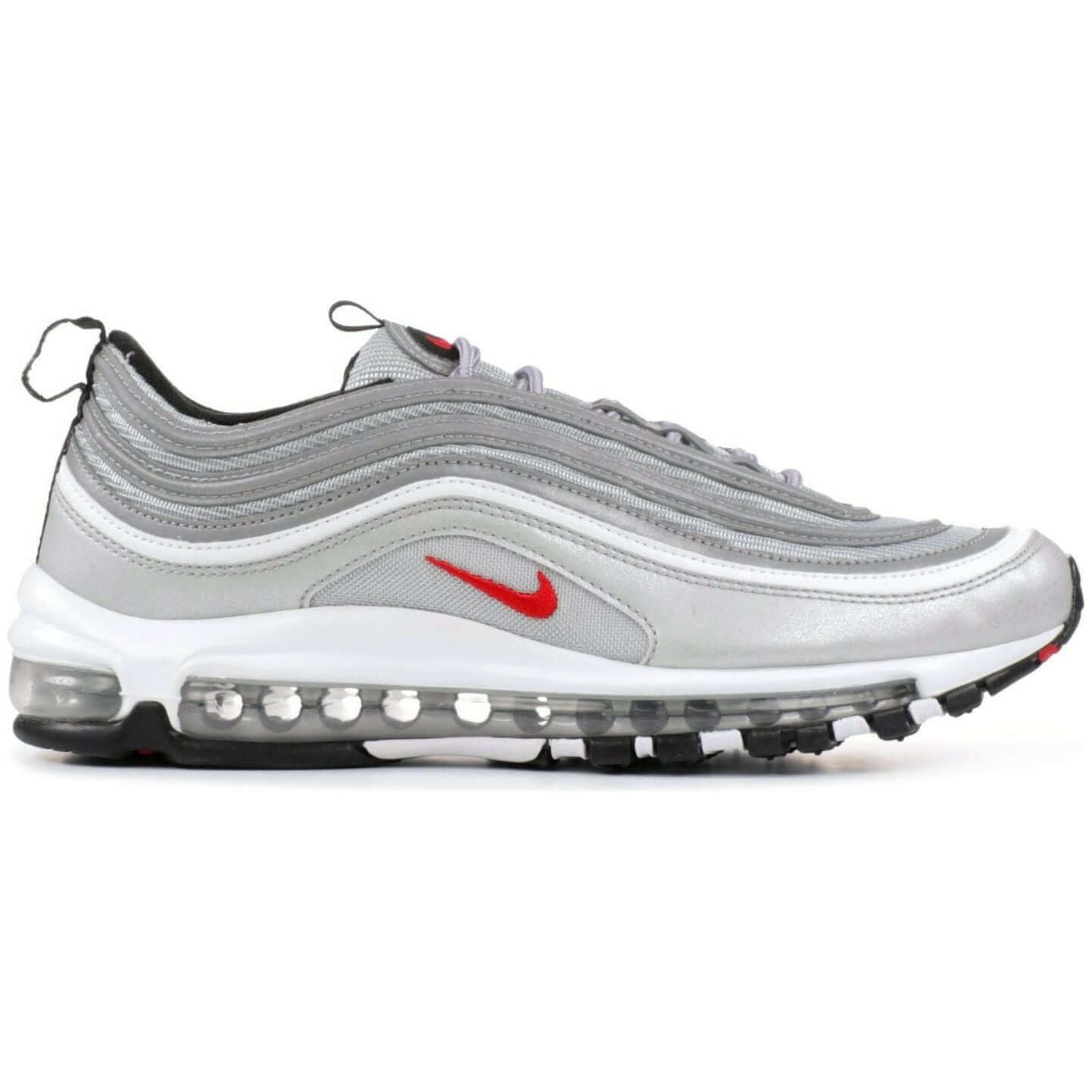 Air Max 97 Silver Bullet by Nike in Shoes. Available at KershKicks for £175.00. A must-have for fans of Nike looking to elevate their style with this Shoes.