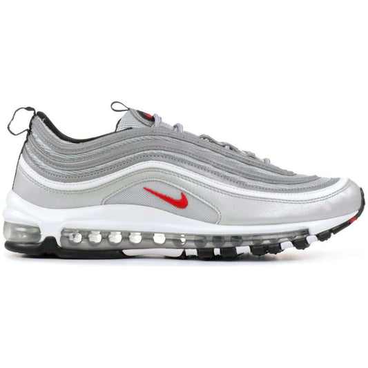 Air Max 97 Silver Bullet by Nike in Shoes. Available at KershKicks for £175.00. A must-have for fans of Nike looking to elevate their style with this Shoes.