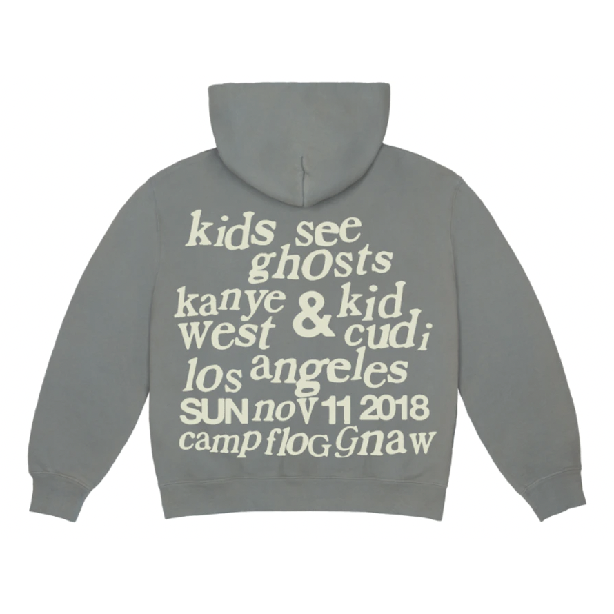 Kanye Kids See Ghosts KSG Hoodie Glacier by Kanye West in . Available at KershKicks for £400.00. A must-have for fans of Kanye West looking to elevate their style with this Hoodie.