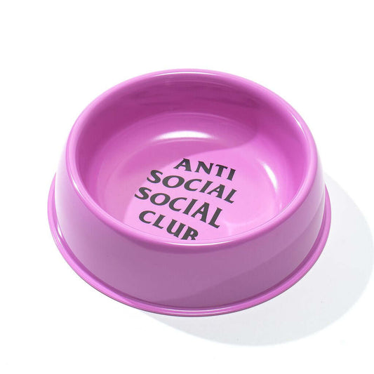 Anti Social Social Club Slurpin Dog Bowl - Pink from Anti Social Social Club