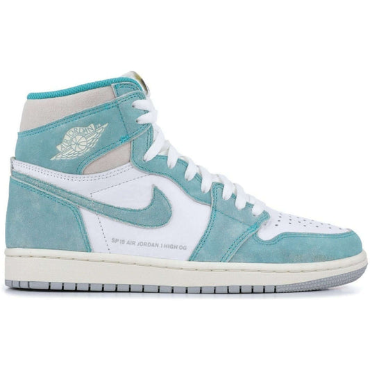 Air Jordan 1 Retro High Turbo Green by Jordan's in Shoes. Available at KershKicks for £500.00. A must-have for fans of Jordan's looking to elevate their style with this Shoes.