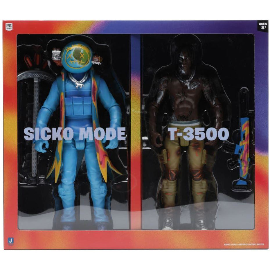 Travis Scott Cactus Jack Fortnite 12" Action Figure Duo Set by Travis Scott in Clothing Accessories. Available at KershKicks for £125.00. A must-have for fans of Travis Scott looking to elevate their style with this Accessories.