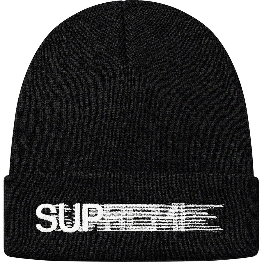 Supreme Motion Logo Beanie - Black from Supreme