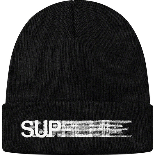 Buy Supreme Motion Logo Beanie - Black from KershKicks from £75.00