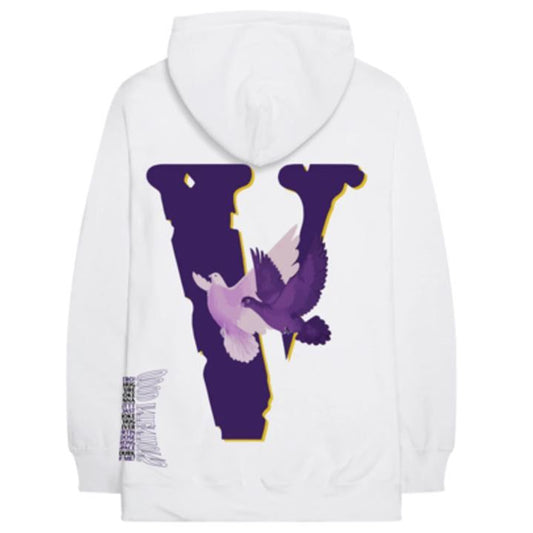 Nav x Vlone Doves Hoodie White by Vlone in Uncategorized. Available at KershKicks for £122.50. A must-have for fans of Vlone looking to elevate their style with this Hoodie.