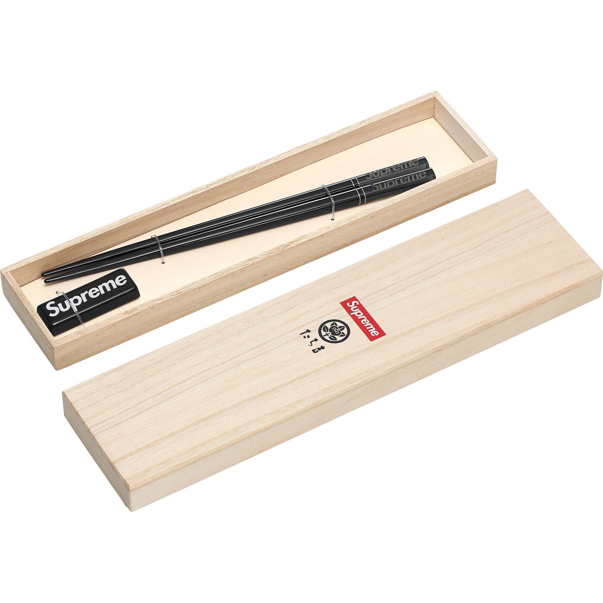 Supreme Chopsticks Set Black by Supreme in Clothing Accessories. Available at KershKicks for £85.00. A must-have for fans of Supreme looking to elevate their style with this Accessories.