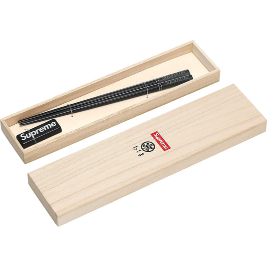 Supreme Chopsticks Set Black by Supreme in Clothing Accessories. Available at KershKicks for £85.00. A must-have for fans of Supreme looking to elevate their style with this Accessories.