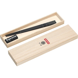 Supreme Chopsticks Set Black by Supreme in Clothing Accessories. Available at KershKicks for £85.00. A must-have for fans of Supreme looking to elevate their style with this Accessories.