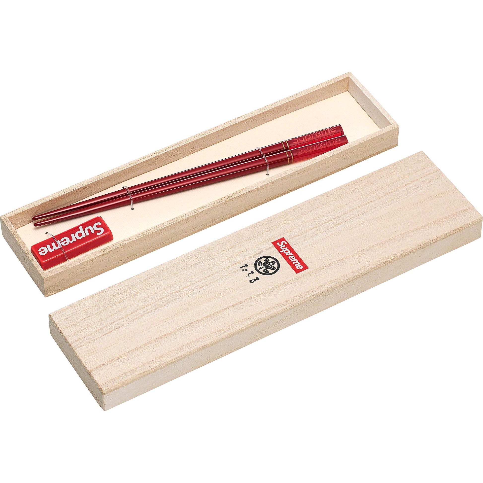 Supreme Chopsticks Set Red by Supreme in Clothing Accessories. Available at KershKicks for £85.00. A must-have for fans of Supreme looking to elevate their style with this Accessories.