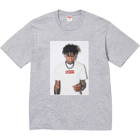 Supreme NBA Youngboy Tee Heather Grey by Supreme in . Available at KershKicks for £95.00. A must-have for fans of Supreme looking to elevate their style with this T-Shirt.