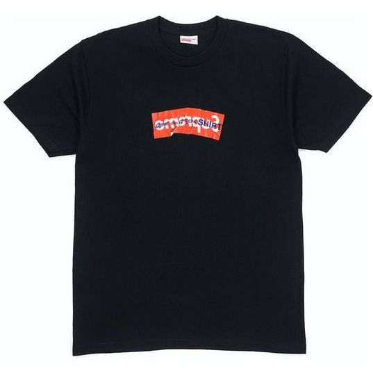 Supreme Comme Des Garcons SHIRT Box Logo Tee Black by Supreme in Clothing. Available at KershKicks for £450.00. A must-have for fans of Supreme looking to elevate their style with this T-Shirt.