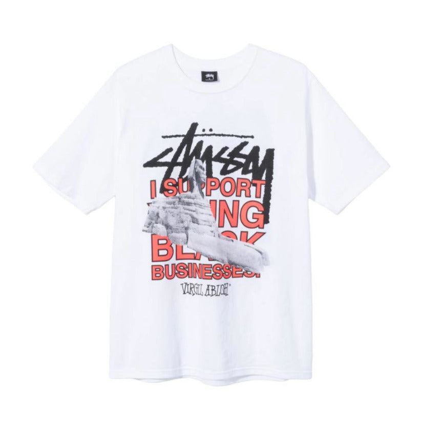 Stussy x Virgil Abloh World Tour Collection T-Shirt White from Off White