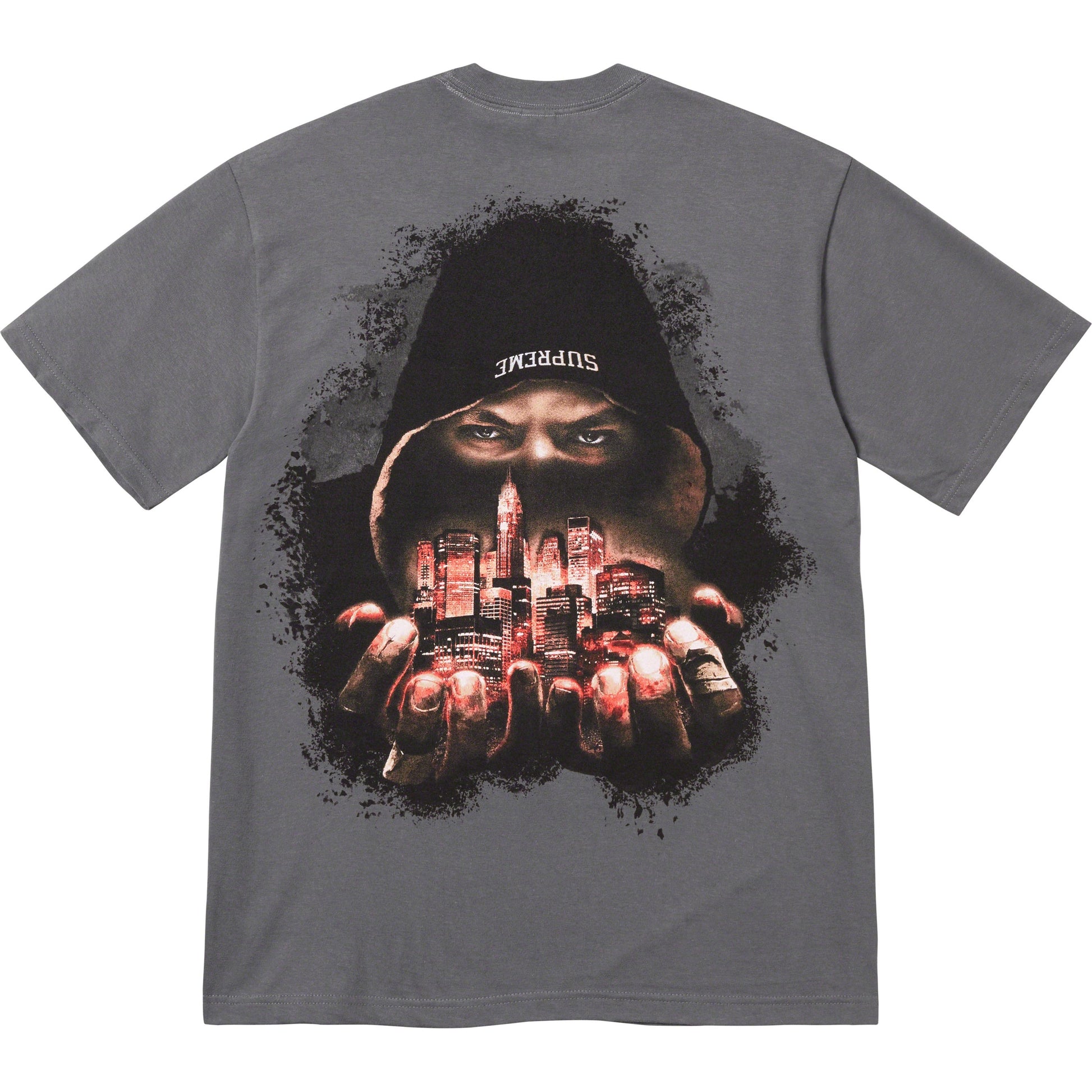 Supreme Fighter Tee Charcoal by Supreme in . Available at KershKicks for £95.00. A must-have for fans of Supreme looking to elevate their style with this T-Shirt.