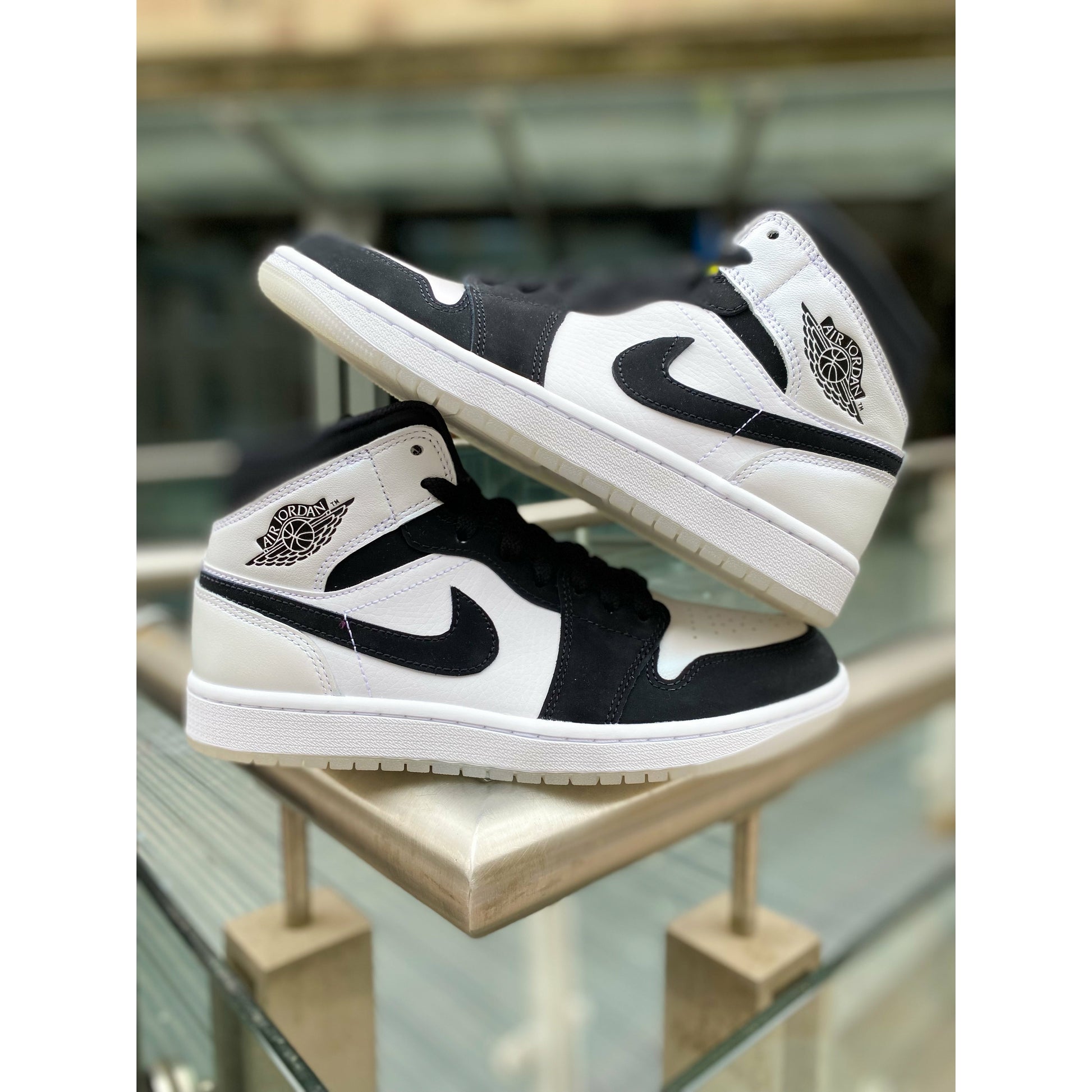 Jordan 1 Mid Diamond Shorts GS by Jordan's in Shoes. Available at KershKicks for £100.00. A must-have for fans of Jordan's looking to elevate their style with this Shoes.