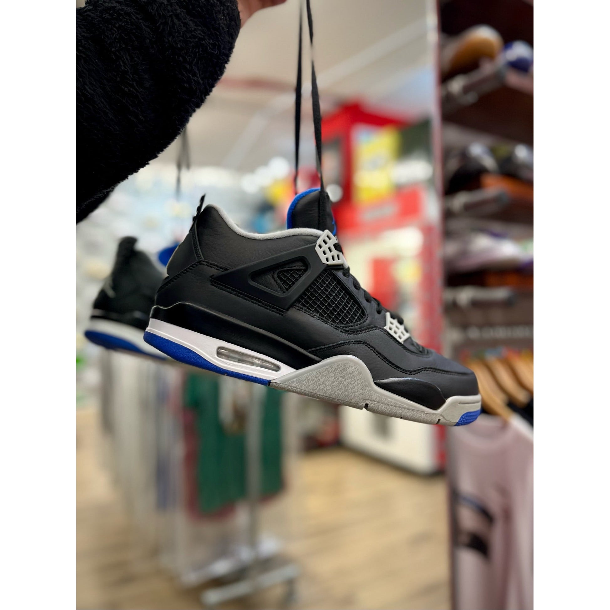 Jordan 4 Retro Motorsports Alternate by Jordan's in Shoes. Available at KershKicks for £400.00. A must-have for fans of Jordan's looking to elevate their style with this Shoes.