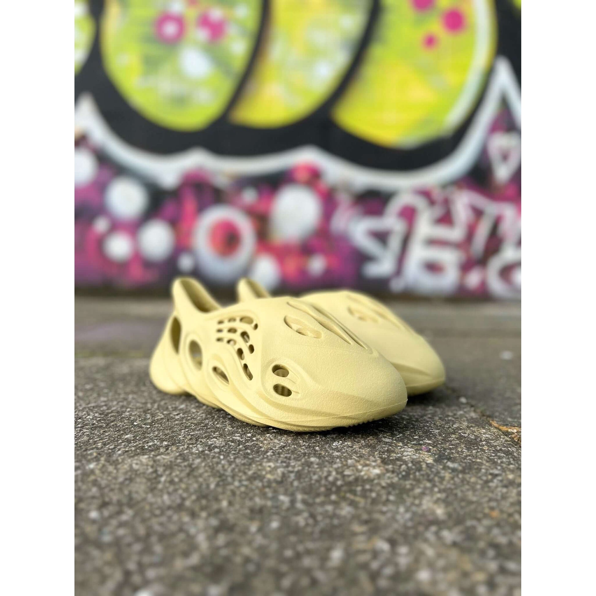 Adidas Yeezy Foam RNR Sulfur by Yeezy in Shoes. Available at KershKicks for £175.00. A must-have for fans of Yeezy looking to elevate their style with this Shoes.