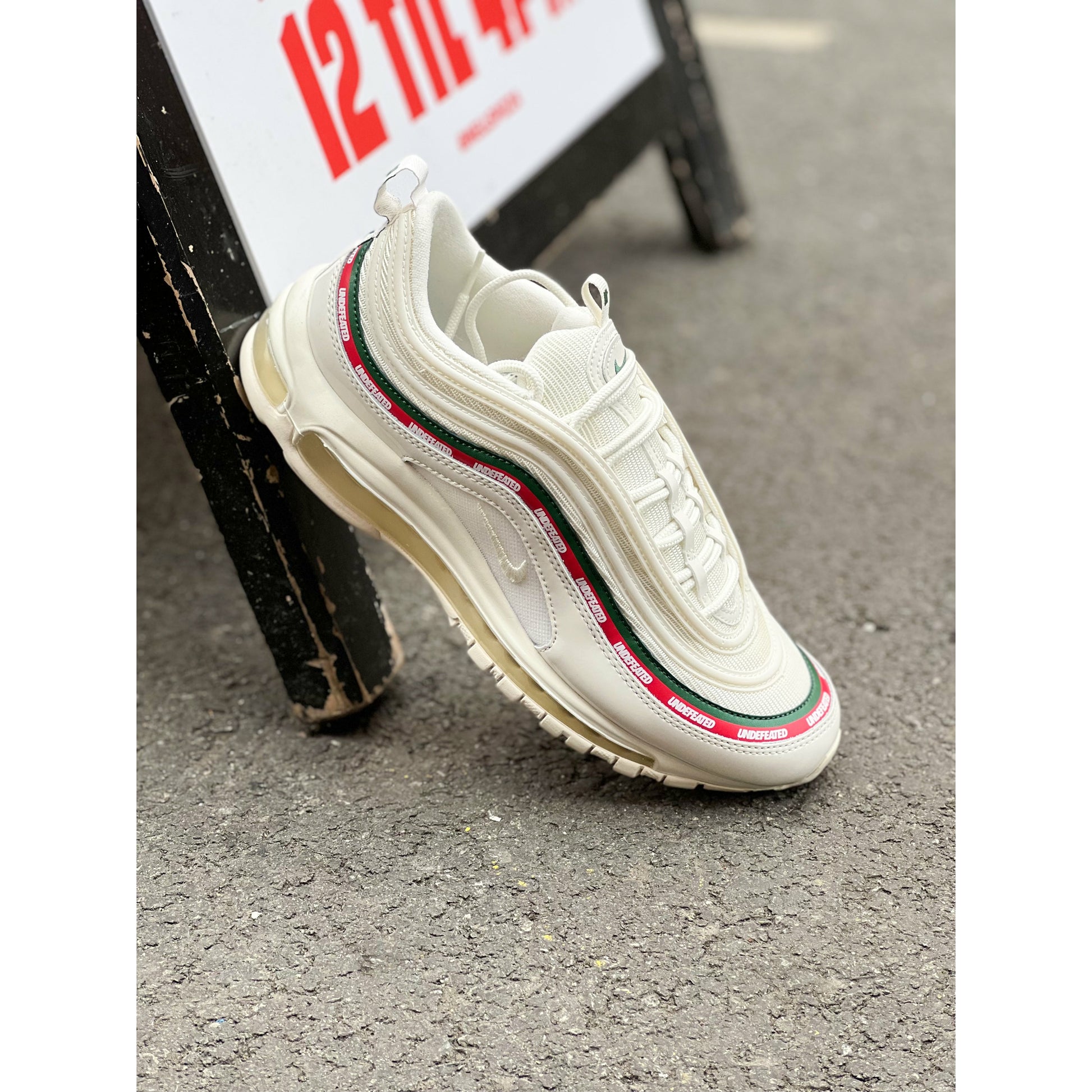 Nike Air Max 97 UNDFTD White by Nike in Shoes. Available at KershKicks for £550.00. A must-have for fans of Nike looking to elevate their style with this Shoes.
