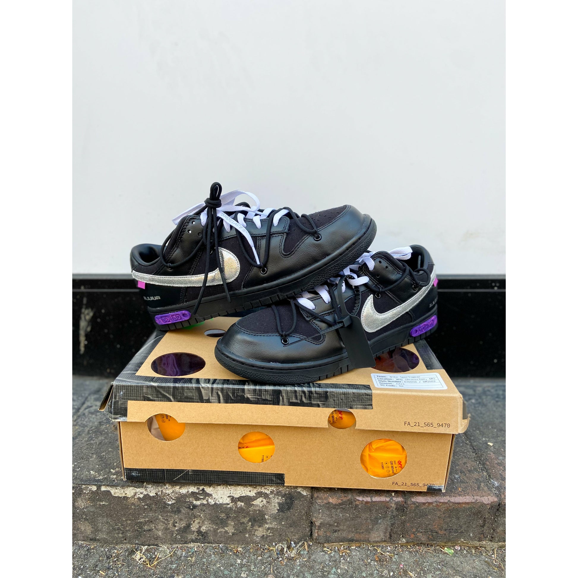 Nike Dunk Low Off-White Lot 50 from Nike