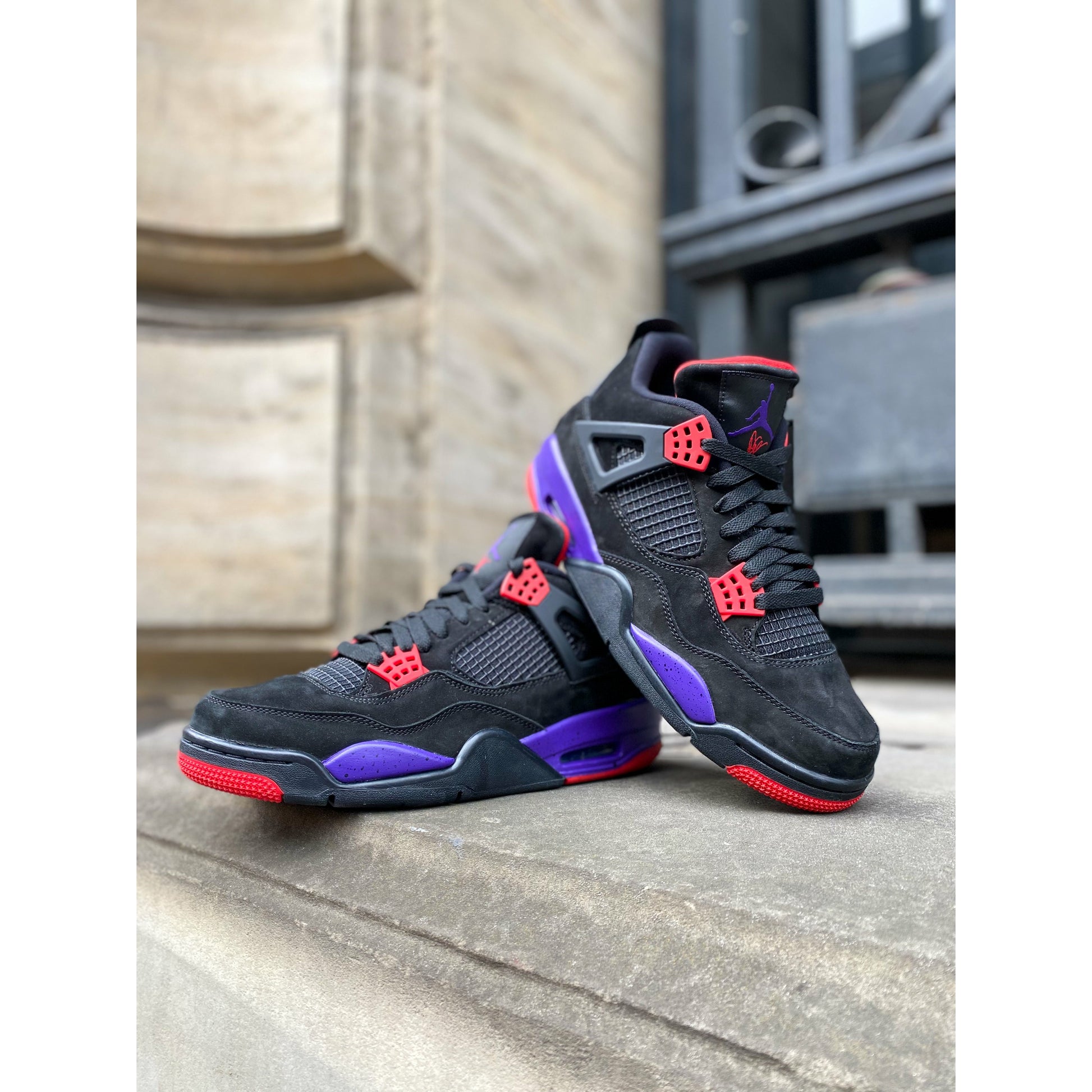 Jordan 4 Retro Raptors (2018) by Jordan's in Shoes. Available at KershKicks for £475.00. A must-have for fans of Jordan's looking to elevate their style with this Shoes.