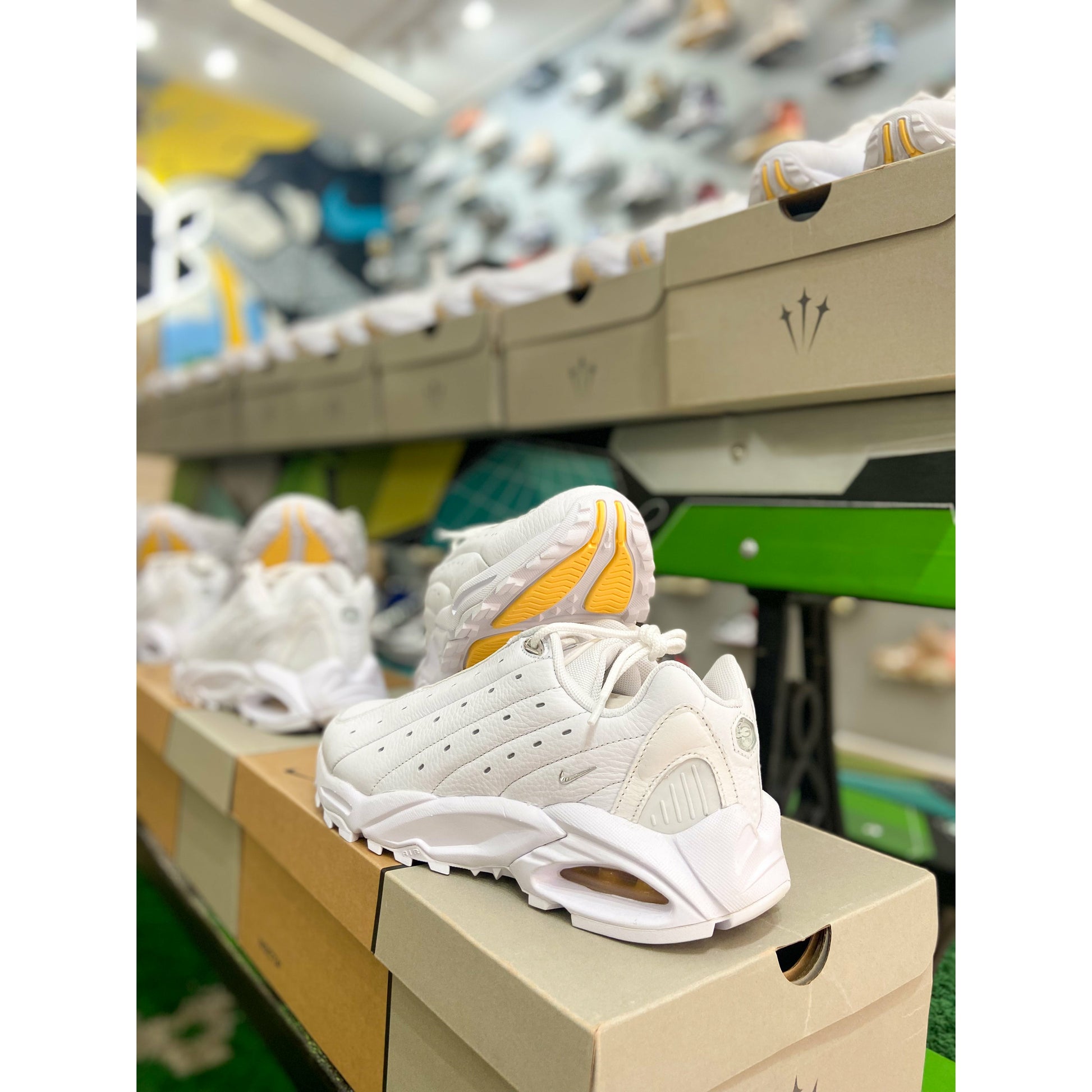 Nike Hot Step Air Terra Drake NOCTA White by Nike in Shoes. Available at KershKicks for £275.00. A must-have for fans of Nike looking to elevate their style with this Shoes.