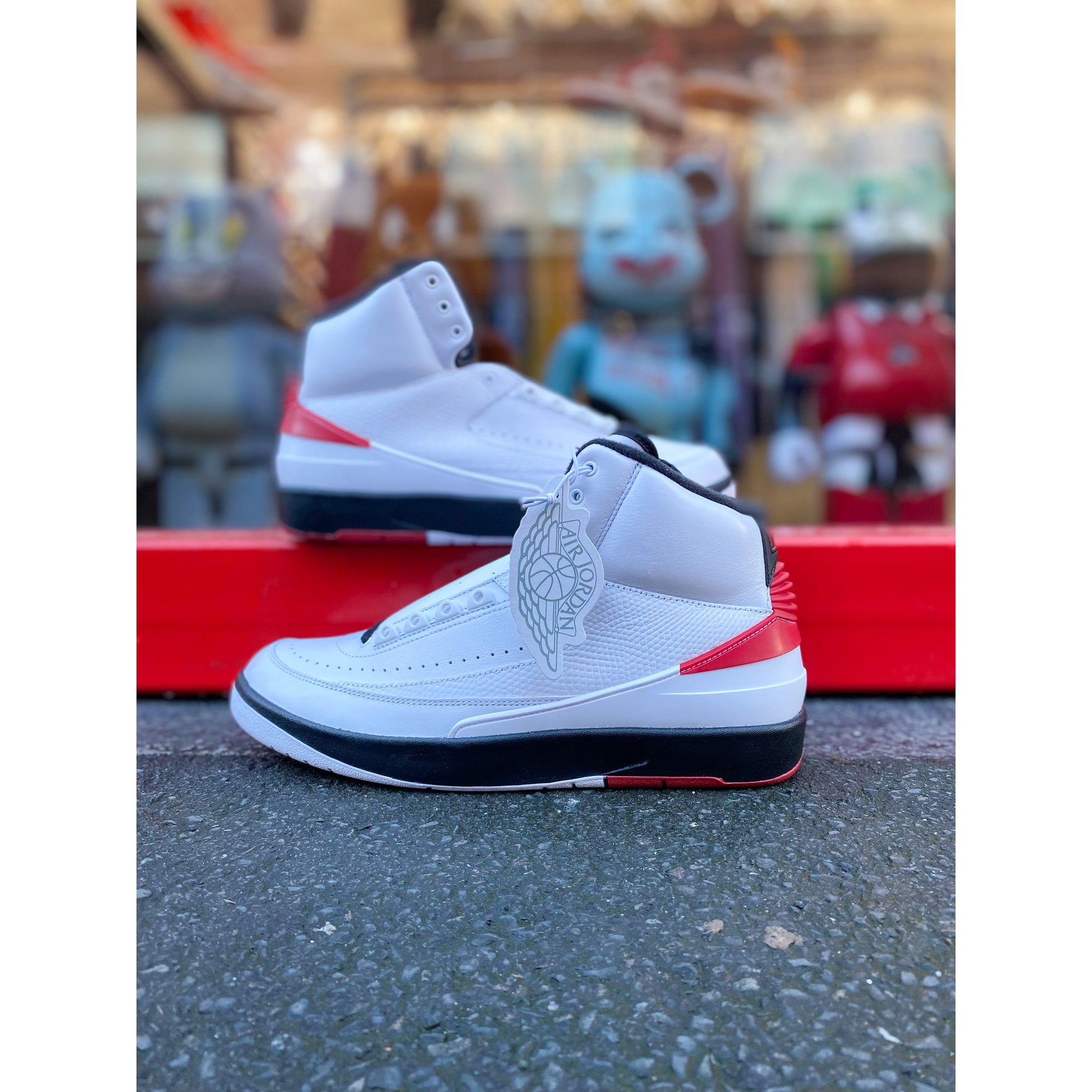 Jordan 2 Retro OG Chicago (2022) by Jordan's in Shoes. Available at KershKicks for £195.00. A must-have for fans of Jordan's looking to elevate their style with this Shoes.