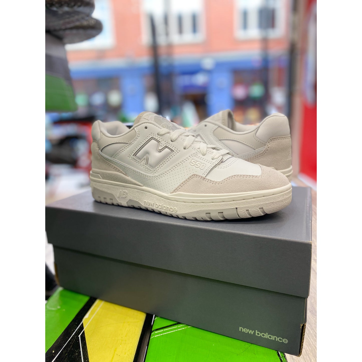 New Balance 550 White Summer Fog by New Balance from £175.00
