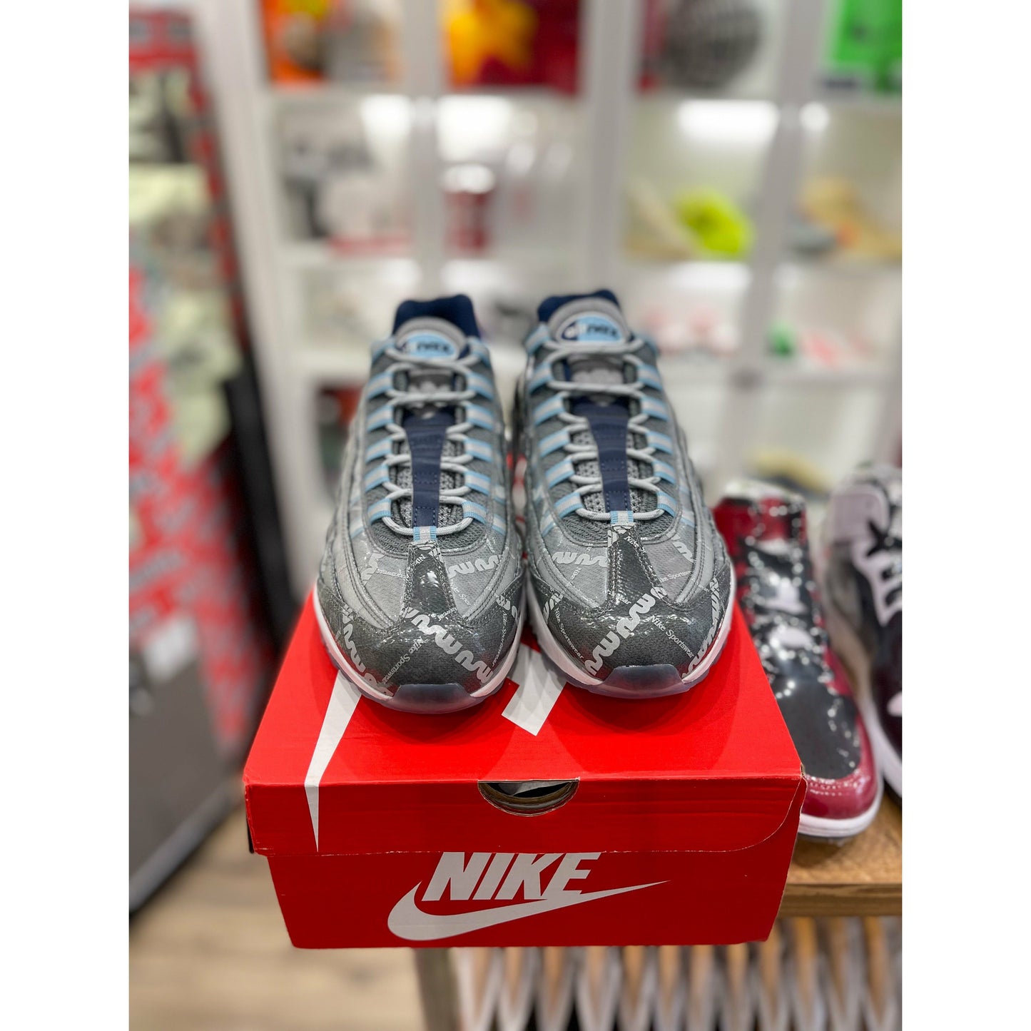 Nike Air Max 95 Nike Sportswear Grey by Nike in Shoes. Available at KershKicks for £175.00. A must-have for fans of Nike looking to elevate their style with this Shoes.