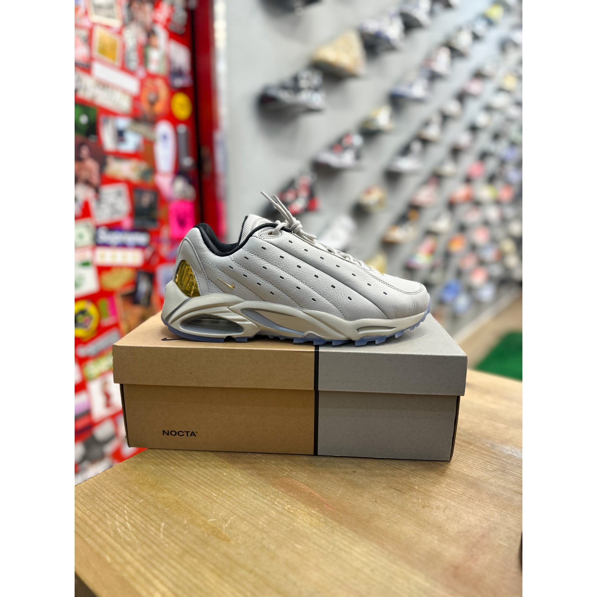 Nike Hot Step Air Terra Drake NOCTA Champagne by Nike in Shoes. Available at KershKicks for £225.00. A must-have for fans of Nike looking to elevate their style with this Shoes.