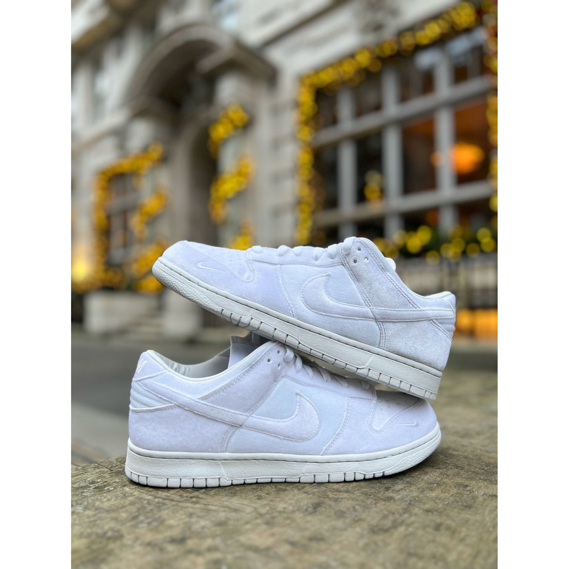 yellow velvet nikes
