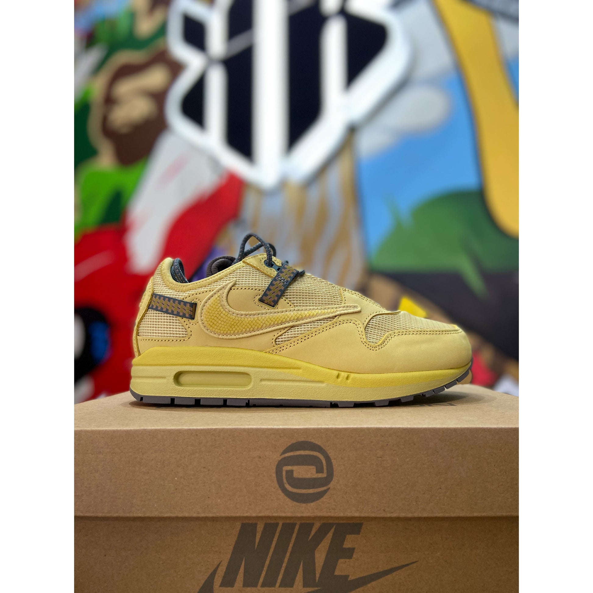 Nike Air Max 1 Travis Scott Cactus Jack Saturn Gold by Nike from £188.00