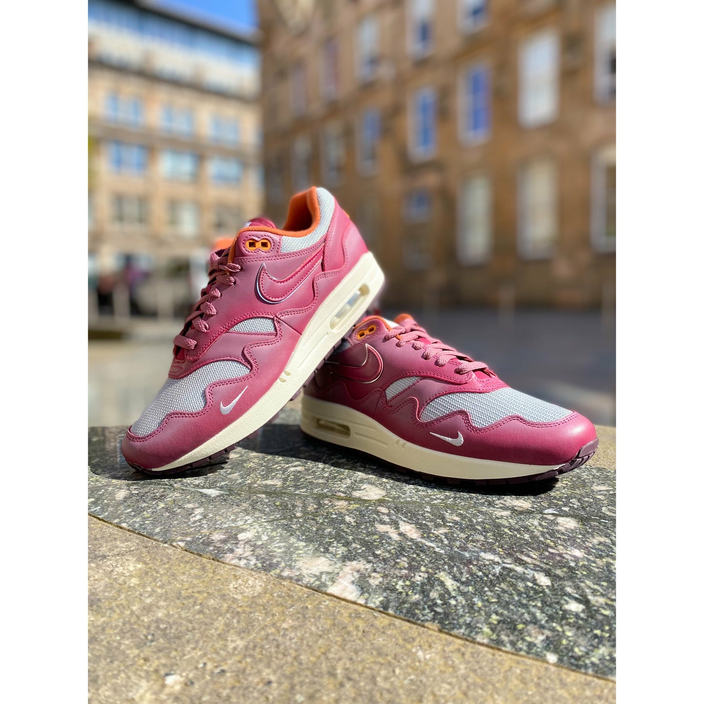 Nike Air Max 1 Patta Waves Rush Maroon (with Bracelet) from Nike