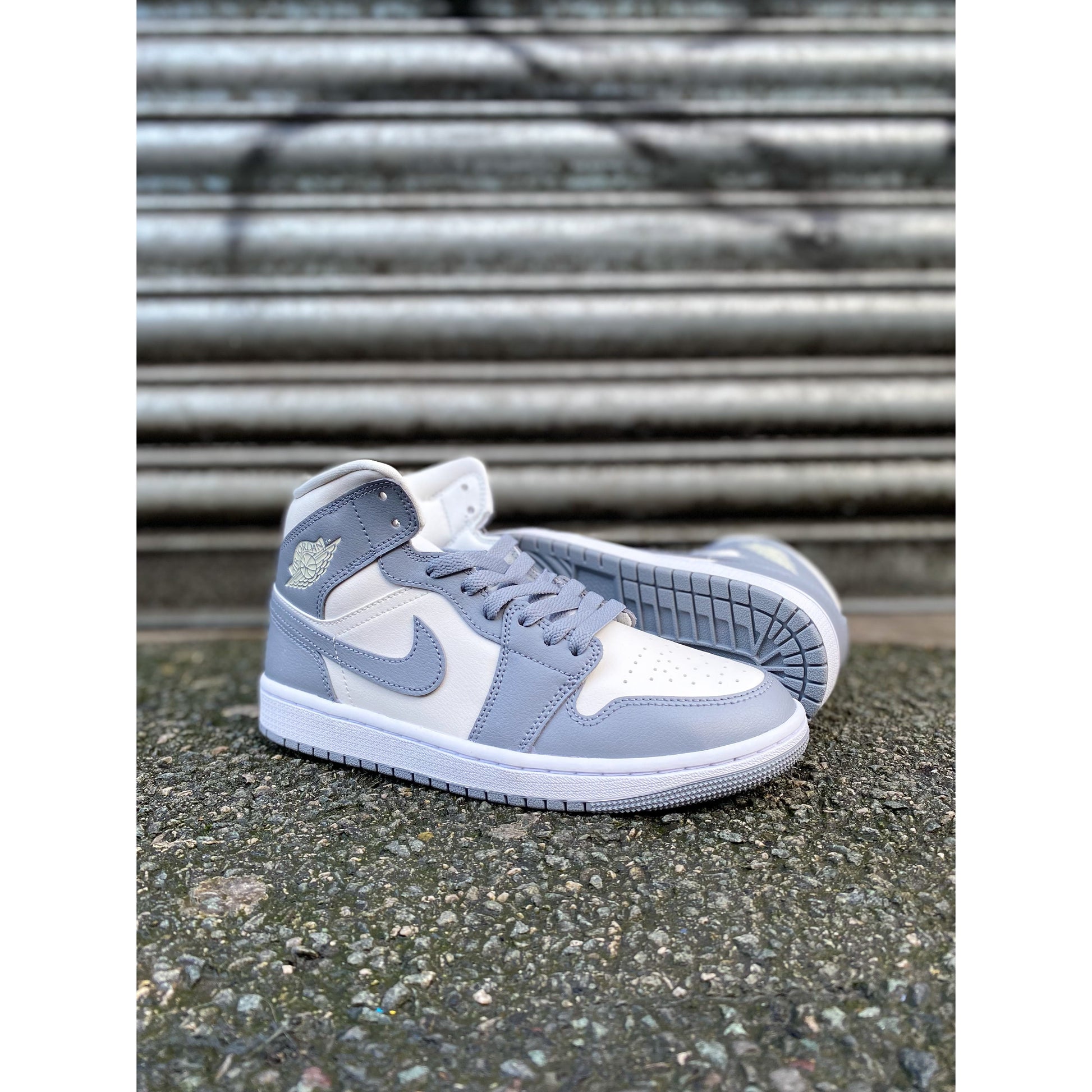 Jordan 1 Mid Stealth (W) by Jordan's in Shoes. Available at KershKicks for £135.00. A must-have for fans of Jordan's looking to elevate their style with this Shoes.